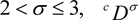 $ 2 < \sigma \le 3,\,\,^{c} D^{\sigma } $